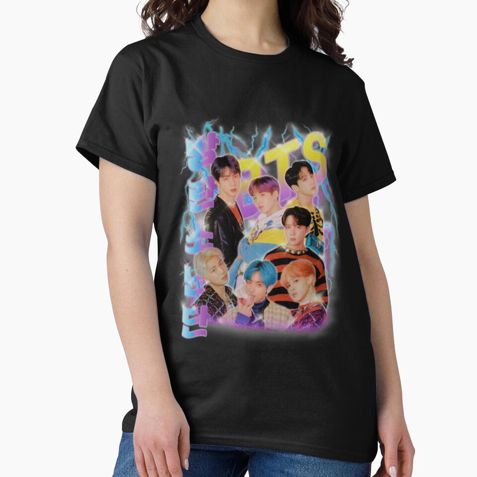 BTS - RETRO 90S by YoungTo T-Shirts, Hoodie, Sweatshirt | BlankRebels.com (Image 2)