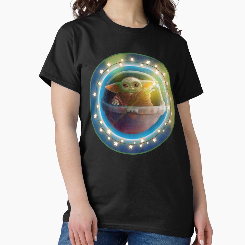 Alien Baby Reaching for Stars by orionlodubyal T-Shirts, Hoodie, Sweatshirt | BlankRebels.com (Image 2)