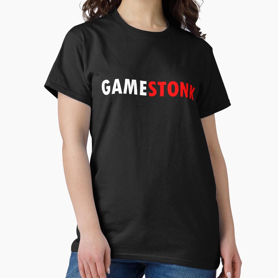 Gamestonk Rocket It Stock Market Parody Trader GME Meme GME To The Moon by Deol95 T-Shirts, Hoodie, Sweatshirt (Image 2)