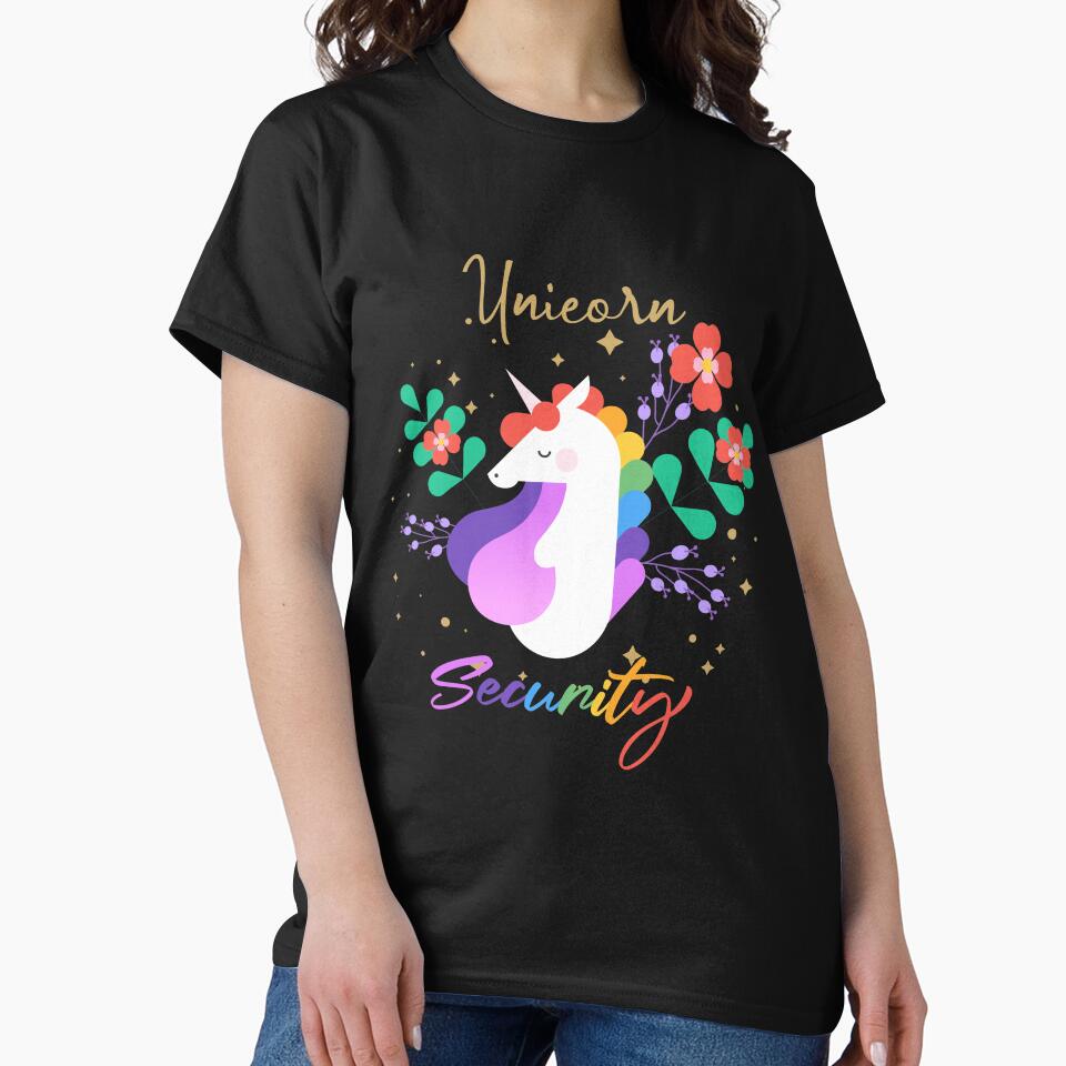Unicorn Security Gift for Girls and Womans by FreeMood T-Shirts, Hoodie, Sweatshirt | BlankRebels.com (Image 2)