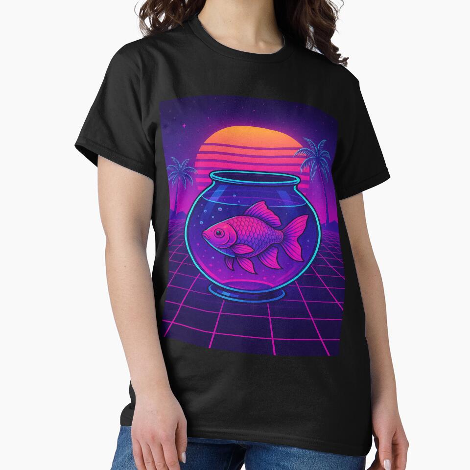 Vaporwave Fish T-Shirts, Hoodie, Sweatshirt
