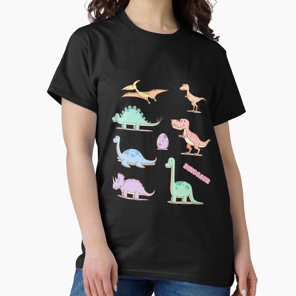 Cute Dinosaur by und-und T-Shirts, Hoodie, Sweatshirt | BlankRebels.com (Image 2)