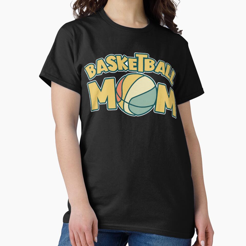 Retro Basketball Mom by roboticaldad T-Shirts, Hoodie, Sweatshirt | BlankRebels.com (Image 2)