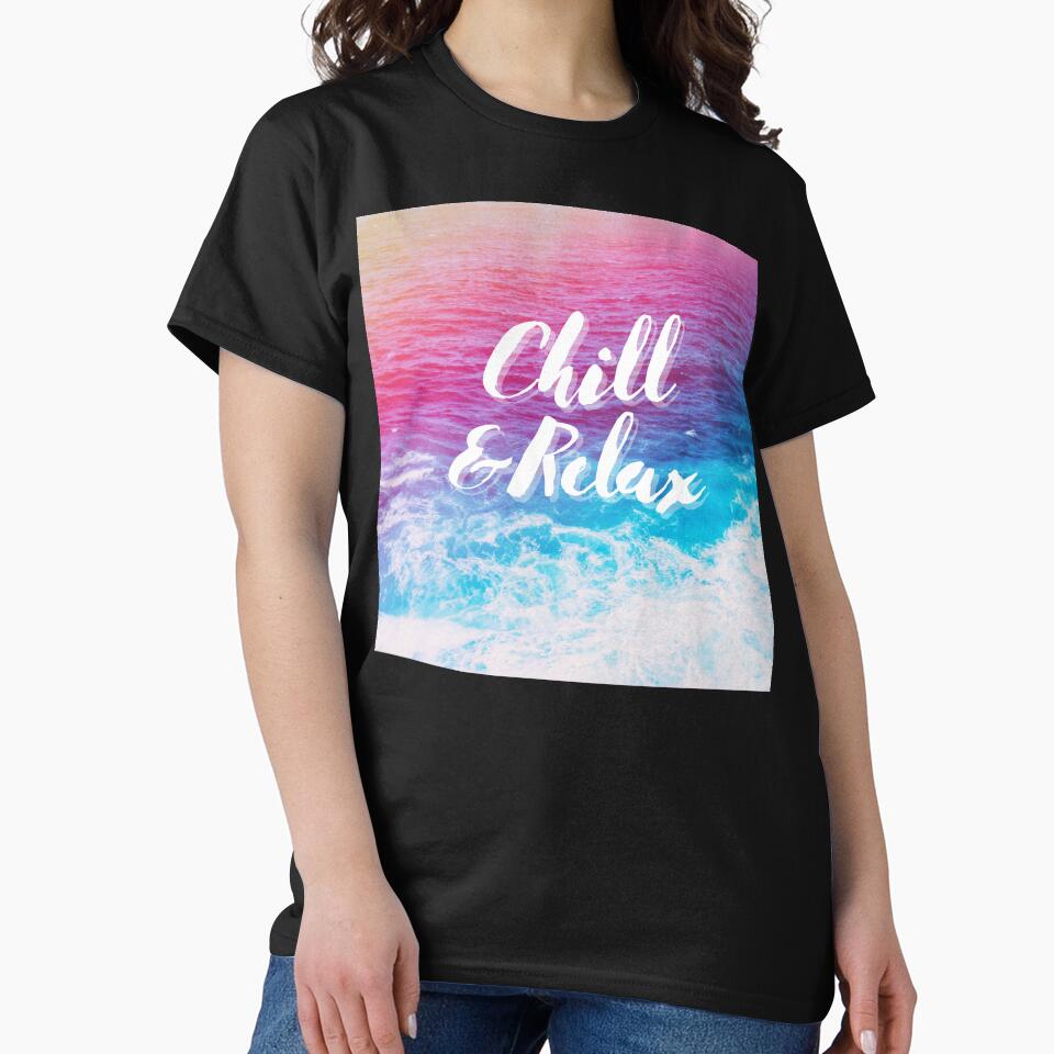 Chill and Relax Ocean by kyds T-Shirts, Hoodie, Sweatshirt | BlankRebels.com (Image 2)