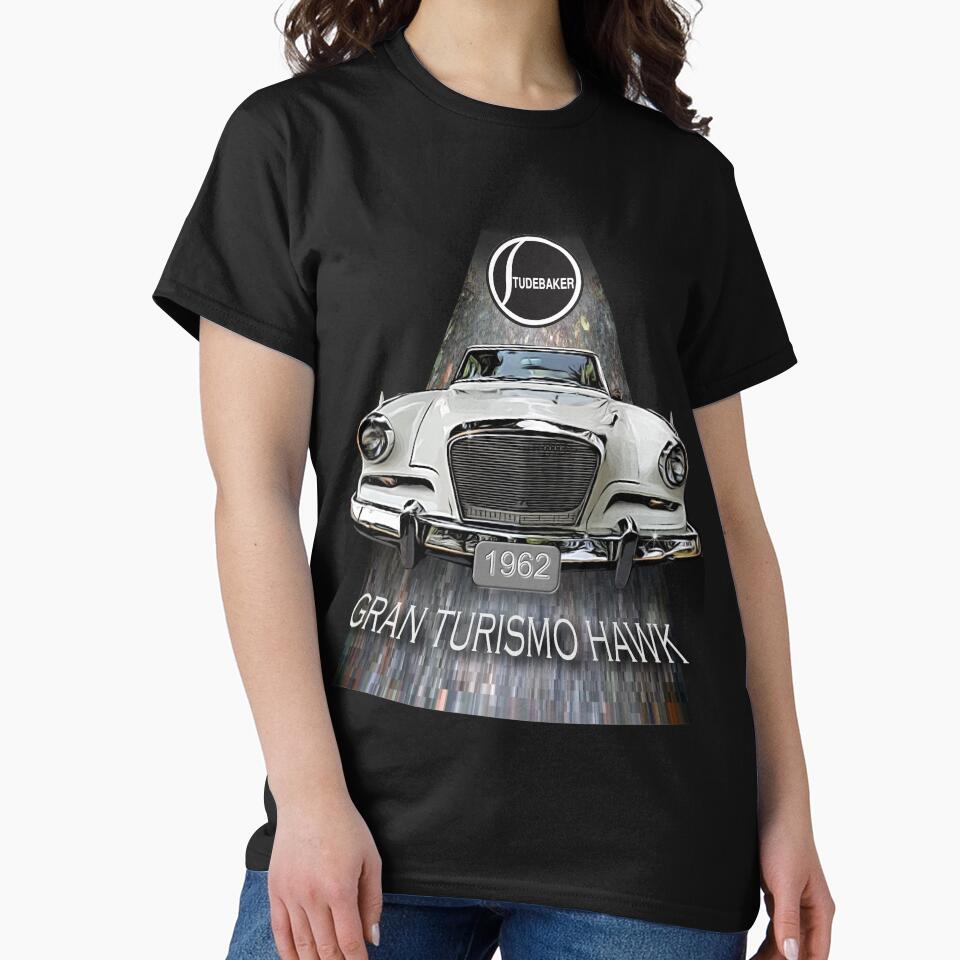 1962 Studebaker Gran Turismo Hawk by RMautoart42 T-Shirts, Hoodie, Sweatshirt | BlankRebels.com (Image 2)