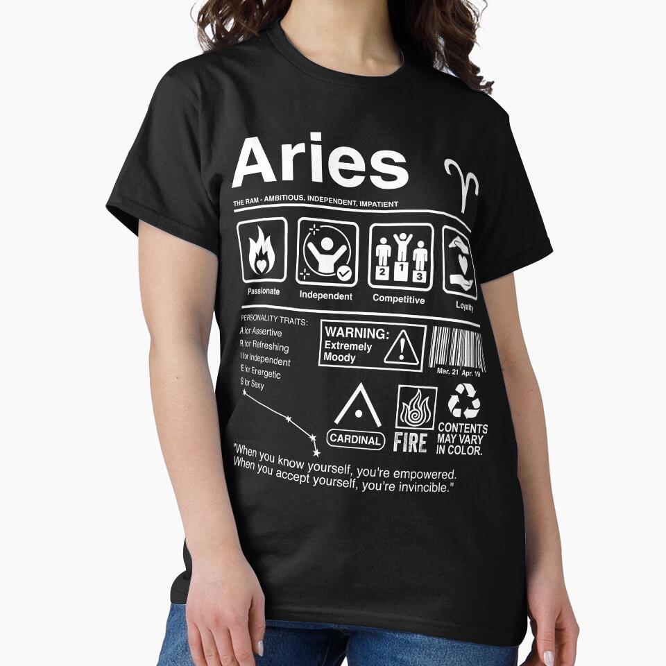 Aries Label by zoezowie79 T-Shirts, Hoodie, Sweatshirt | BlankRebels.com (Image 2)