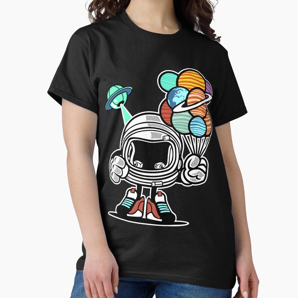 Astronaut Outer space by cartoonbug T-Shirts, Hoodie, Sweatshirt | BlankRebels.com (Image 2)