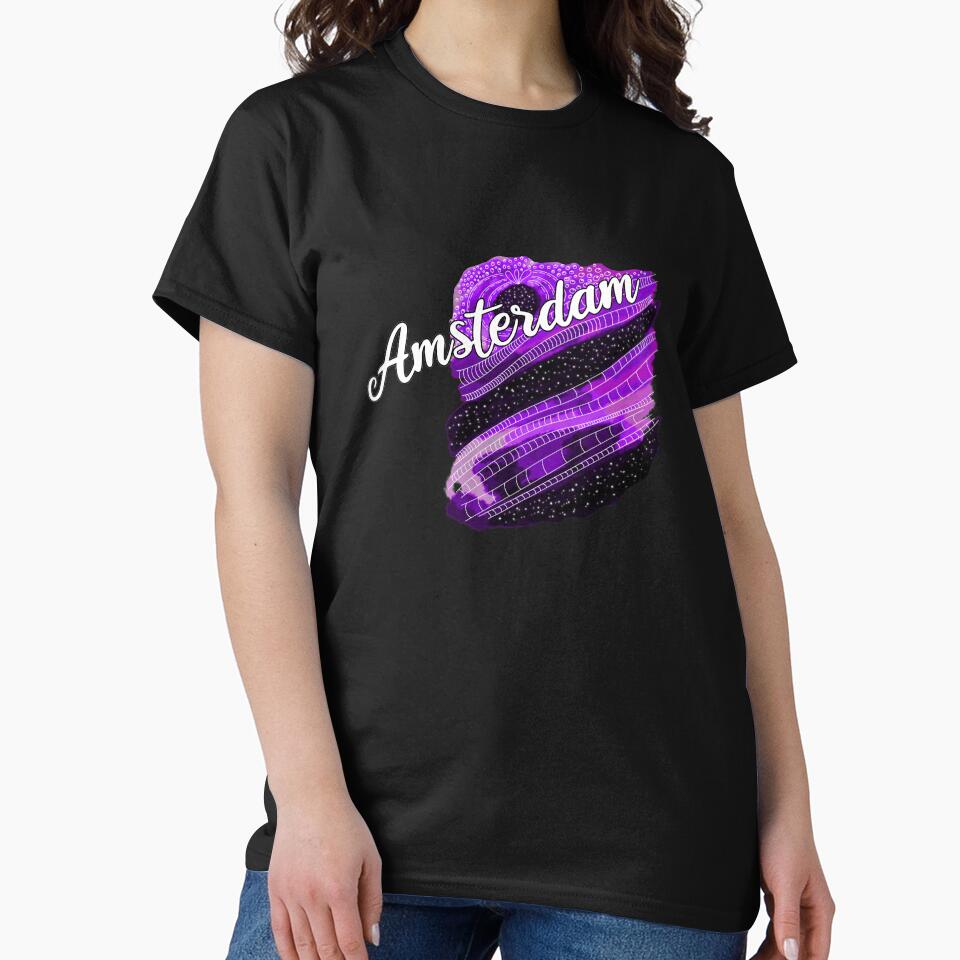 Amsterdam Watercolor Galaxy by AOCreativeProd T-Shirts, Hoodie, Sweatshirt | BlankRebels.com (Image 2)
