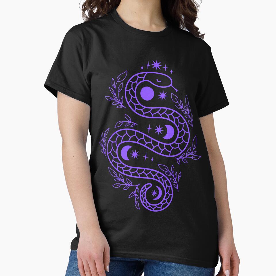 Lunar Serpent by AllTheFaeThings T-Shirts, Hoodie, Sweatshirt | BlankRebels.com (Image 2)