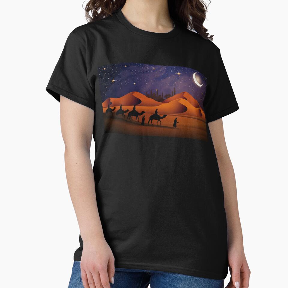 Pixel Desert Caravan by Saint Arts Studio T-Shirts, Hoodie, Sweatshirt | BlankRebels.com (Image 2)