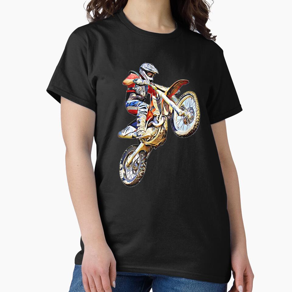 Dirt bike jump or motocross jump mx or motorcycle jump by gut2000 T-Shirts, Hoodie, Sweatshirt | BlankRebels.com (Image 2)