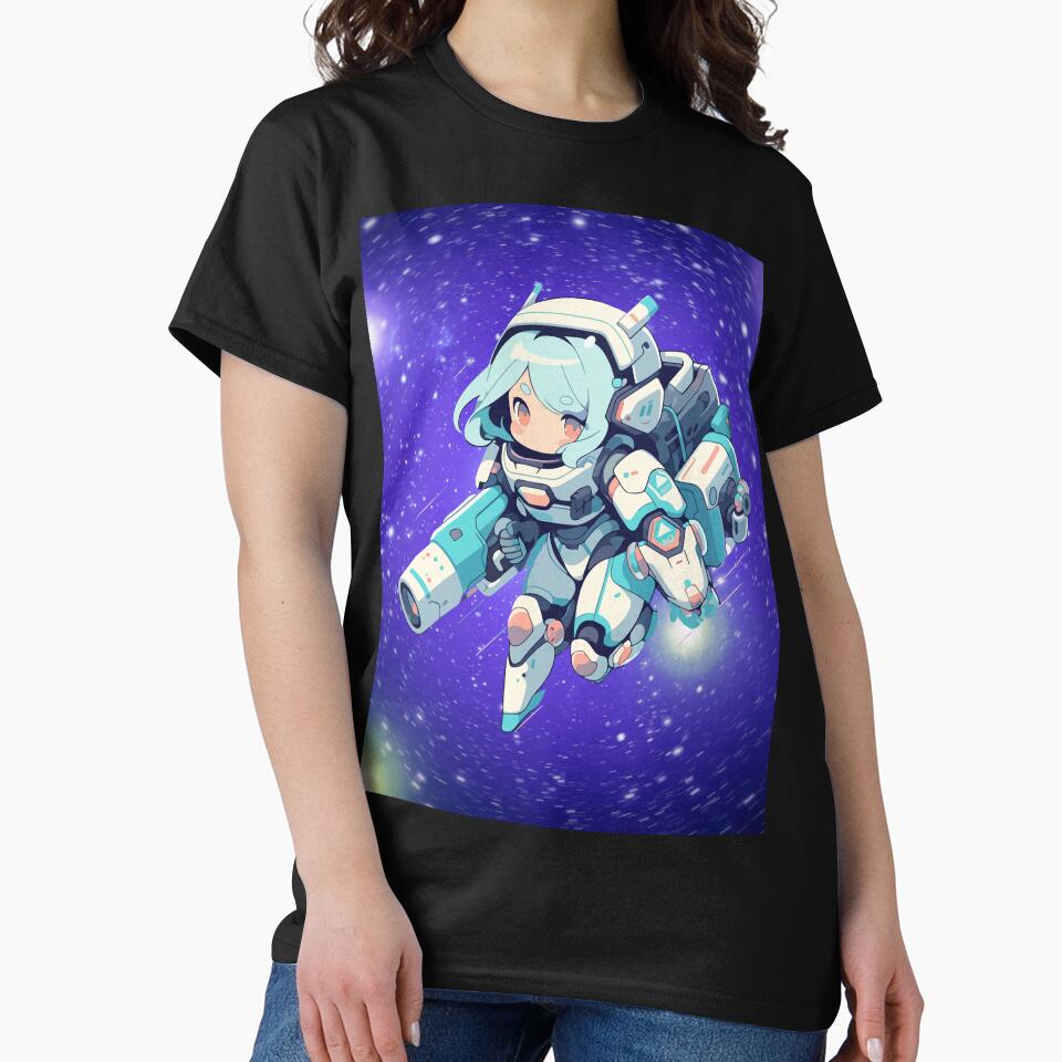 GALAXY GRAPHIC GALAXY GIRL DESIGN by OnlineTshirtMan T-Shirts, Hoodie, Sweatshirt | BlankRebels.com (Image 2)