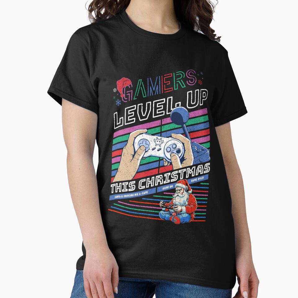 Gamers level up this Christmas by Retro-Rebellion T-Shirts, Hoodie, Sweatshirt | BlankRebels.com (Image 2)