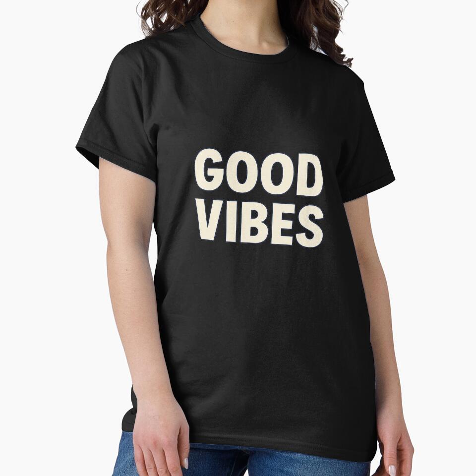 Good Vibes – Minimal Positive Typography by VibeLab_Art T-Shirts, Hoodie, Sweatshirt | BlankRebels.com (Image 2)