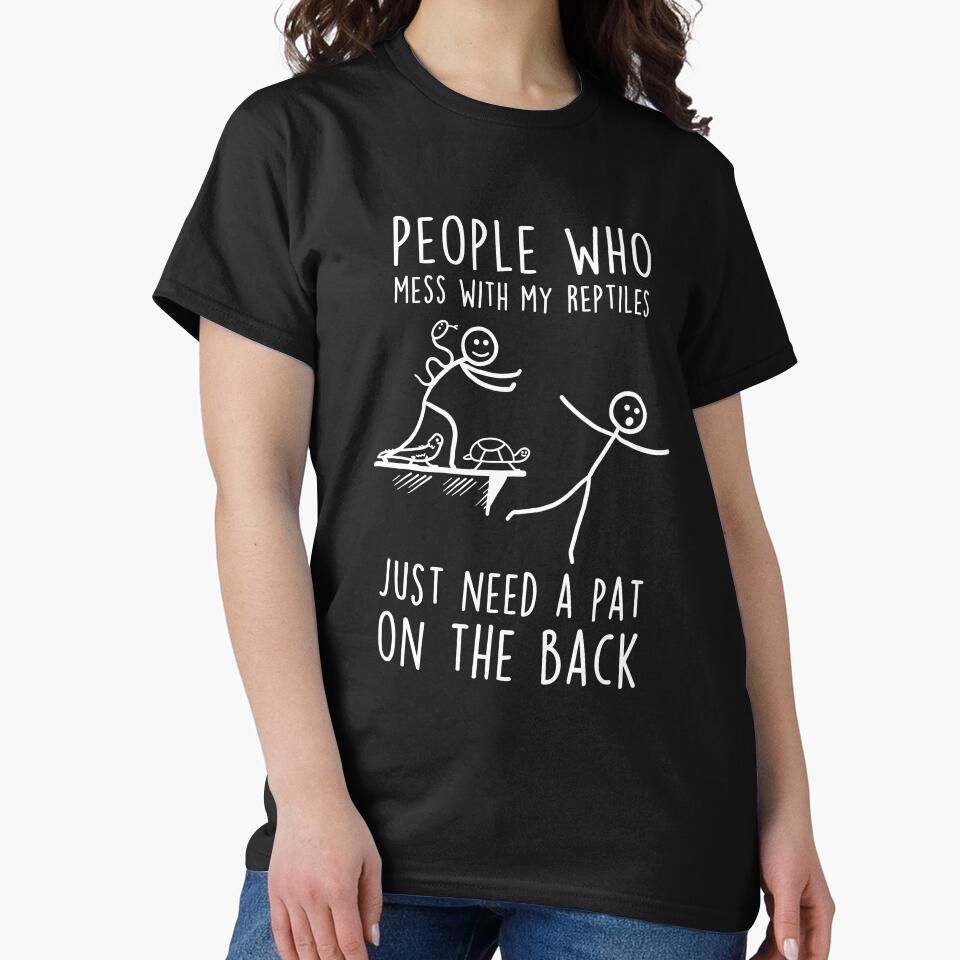 Mess With My Reptiles by Clara Hollins T-Shirts, Hoodie, Sweatshirt | BlankRebels.com (Image 2)