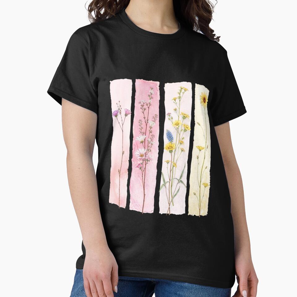 Soft Pastel Floral Aesthetic Design by 0606PM T-Shirts, Hoodie, Sweatshirt | BlankRebels.com (Image 2)