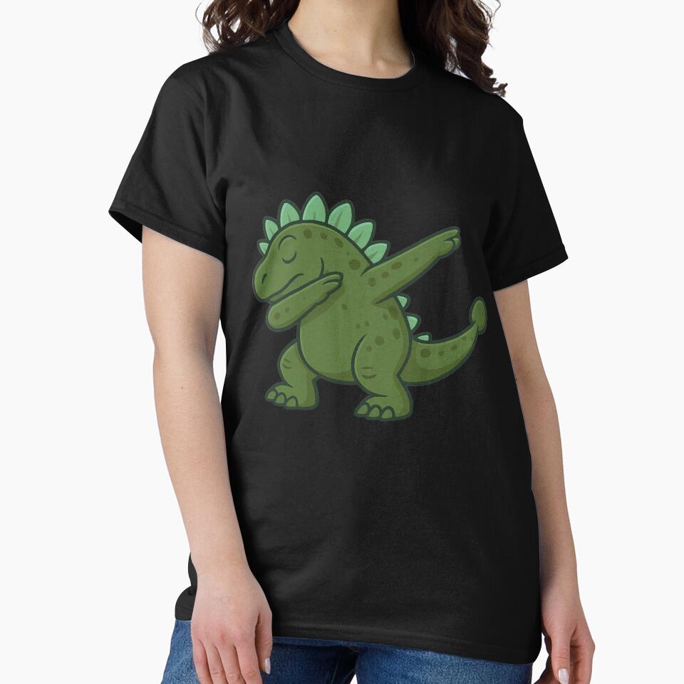 Dabbing Stegosaurus – Cute Green Dino by Ivy-Triggs T-Shirts, Hoodie, Sweatshirt | BlankRebels.com (Image 2)