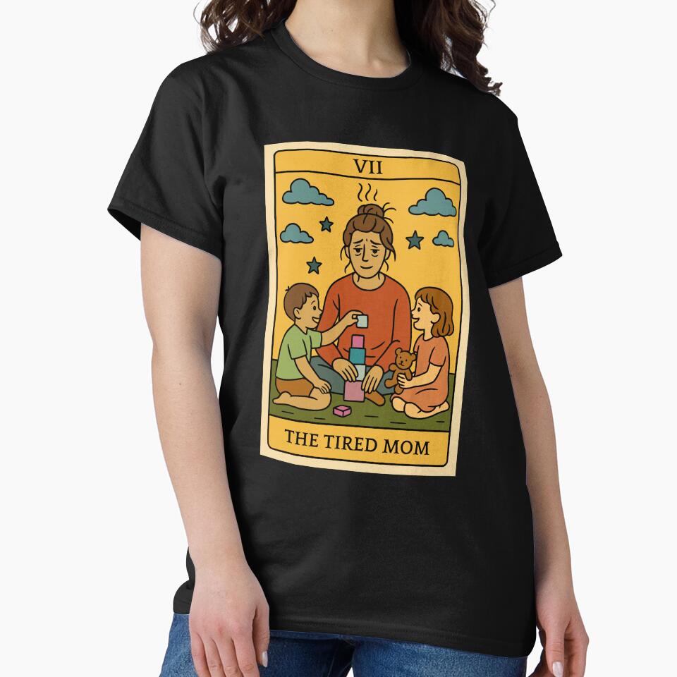 Tarot Card - The Tired Mom I by Lemon Pepper T-Shirts, Hoodie, Sweatshirt | BlankRebels.com (Image 2)