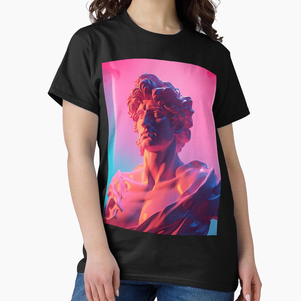 Retro Mythos: A Vaporwave Homage to Greek Mythology by Mullet Monkey T-Shirts, Hoodie, Sweatshirt | BlankRebels.com (Image 2)