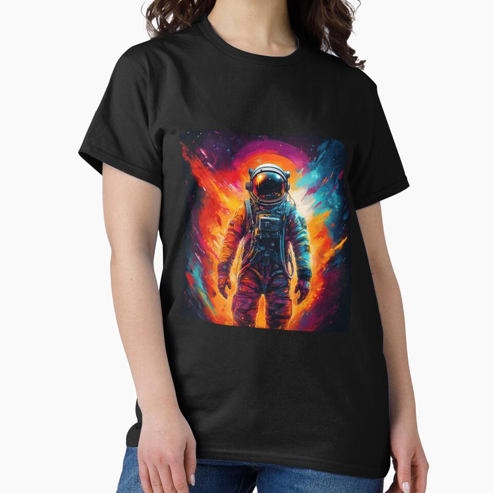 Astronaut in Space by densok T-Shirts, Hoodie, Sweatshirt | BlankRebels.com (Image 2)