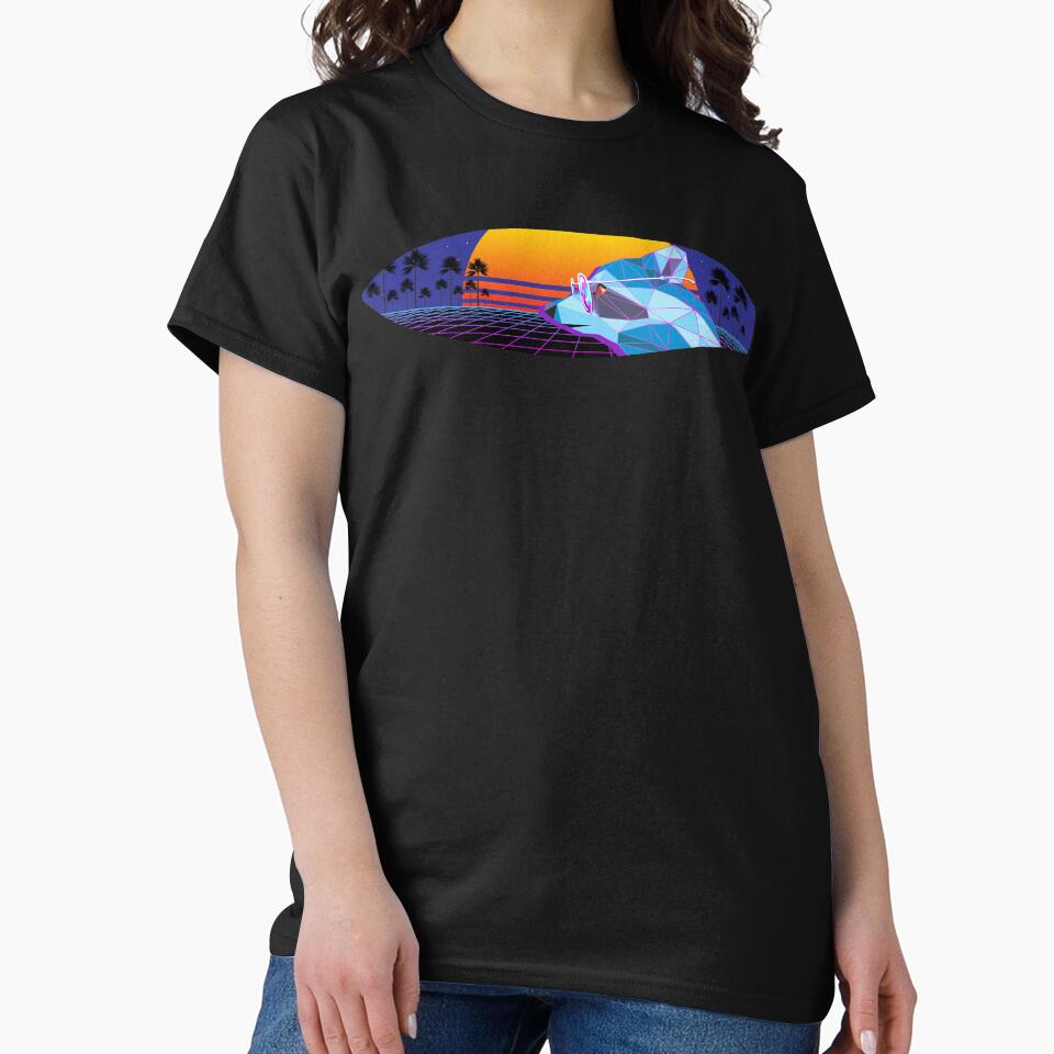 Vaporwave Raccoon Board by chrissywg T-Shirts, Hoodie, Sweatshirt | BlankRebels.com (Image 2)