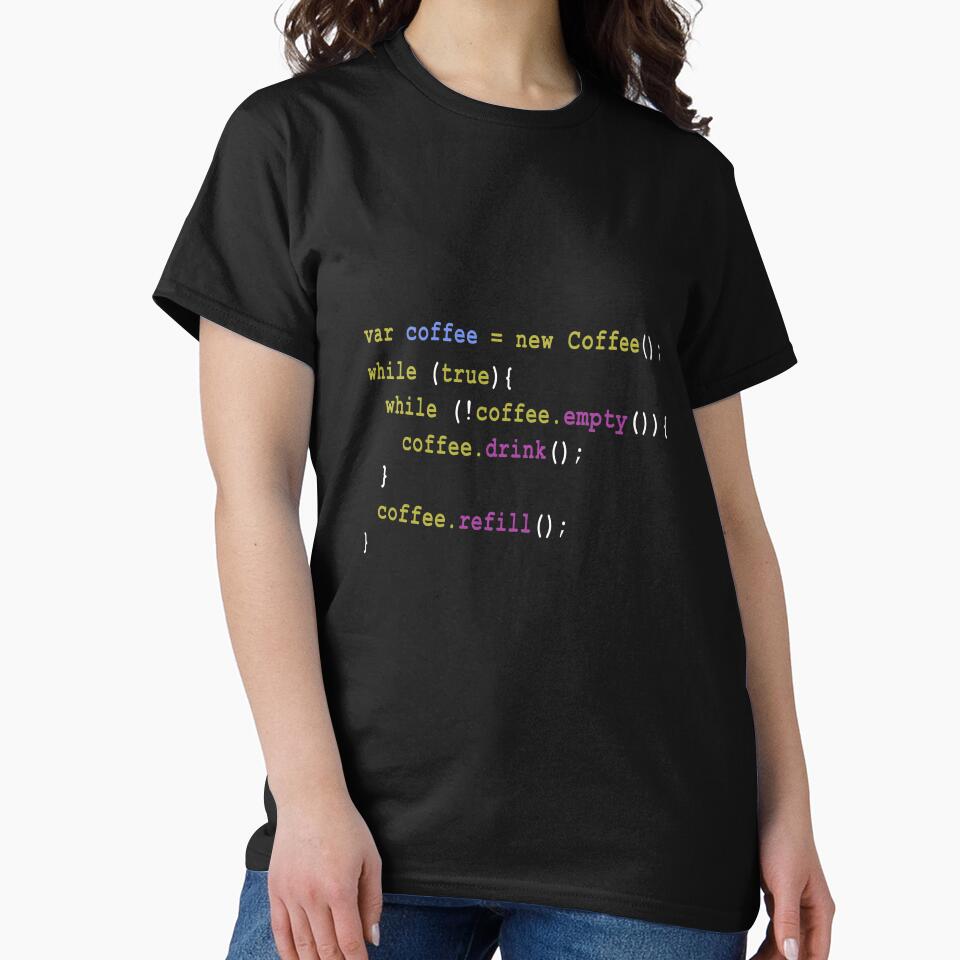 Coffee Programmer Code Nerd by runjim T-Shirts, Hoodie, Sweatshirt | BlankRebels.com (Image 2)