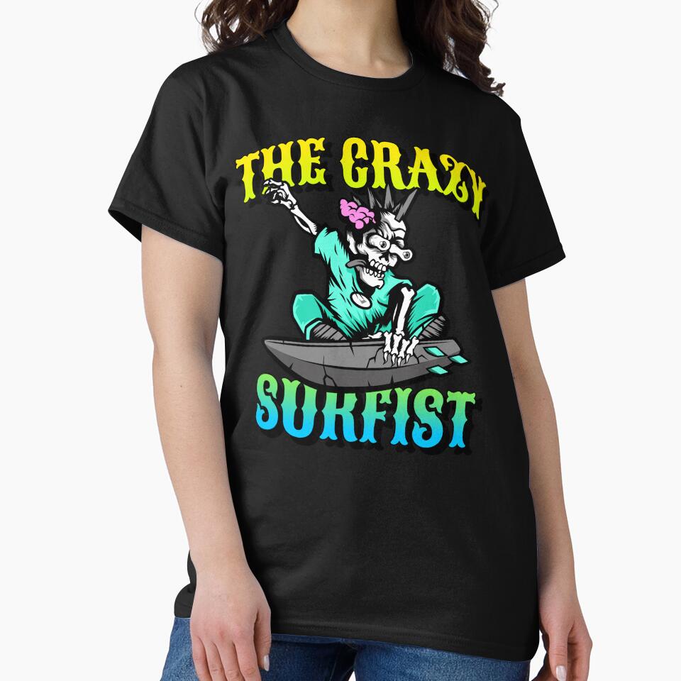 THE CRAZY SURFIST by MJ96-PRO T-Shirts, Hoodie, Sweatshirt | BlankRebels.com (Image 2)
