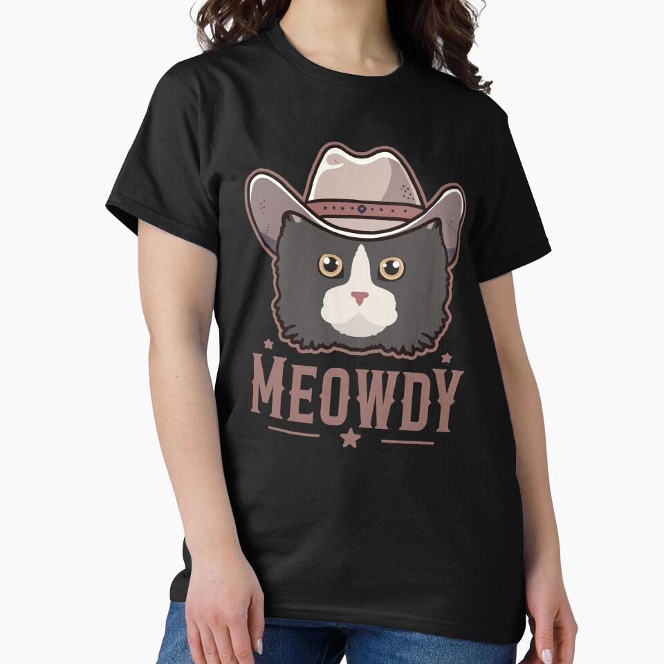 Selkirk Rex Cat Meowdy by Clara Hollins T-Shirts, Hoodie, Sweatshirt | BlankRebels.com (Image 2)