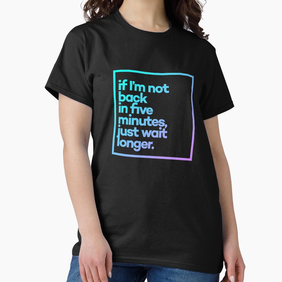 If I'm not back Minimal Color Typography by meeneemal