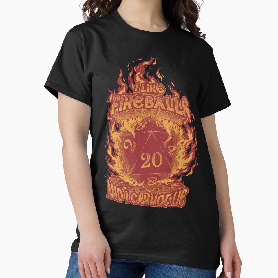 RPG - I like fireballs by Studio Mootant T-Shirts, Hoodie, Sweatshirt | BlankRebels.com (Image 2)