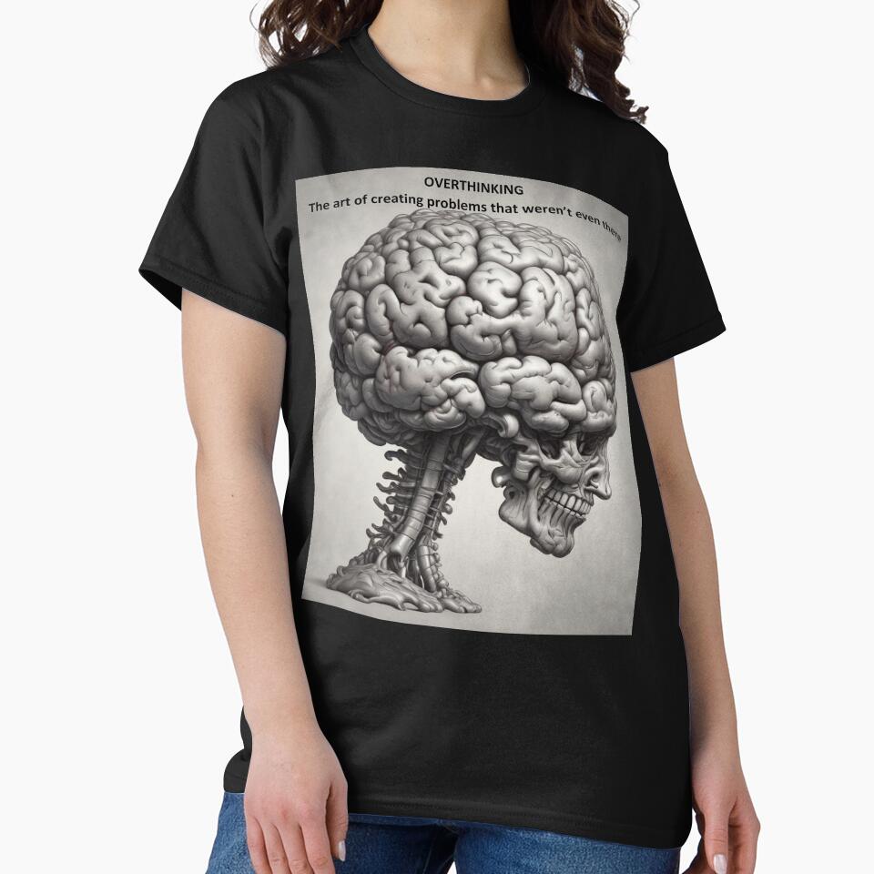 OVERTHINKING by S-R-TDesign T-Shirts, Hoodie, Sweatshirt | BlankRebels.com (Image 2)
