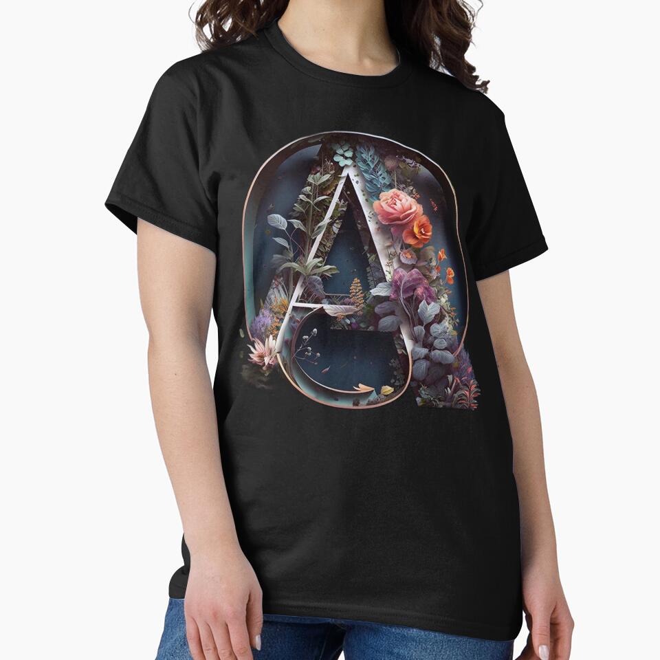 Floral design letter by SaliyalCreation T-Shirts, Hoodie, Sweatshirt | BlankRebels.com (Image 2)