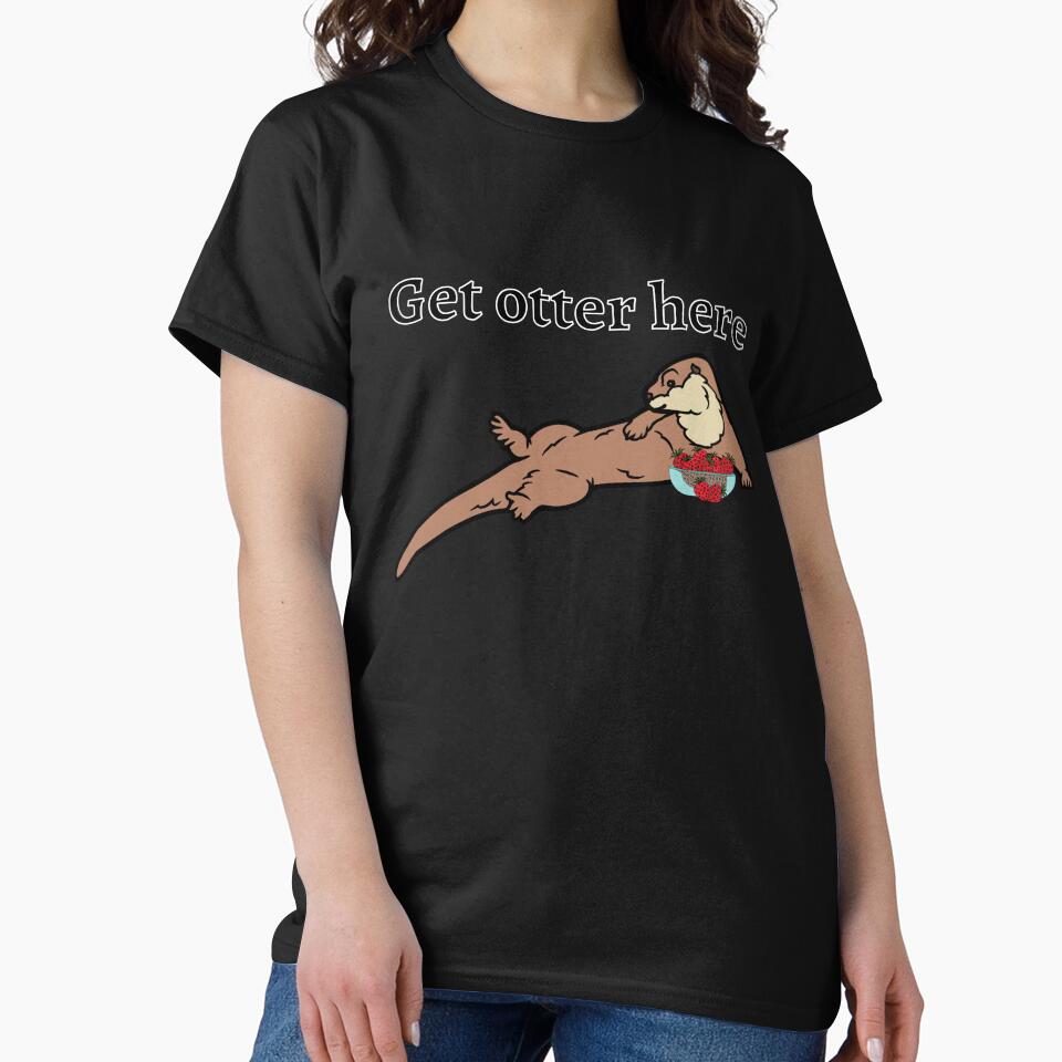 Get Otter Here V4, Sexy Otter, Valentine Day Otter by DearSunny T-Shirts, Hoodie, Sweatshirt | BlankRebels.com (Image 2)