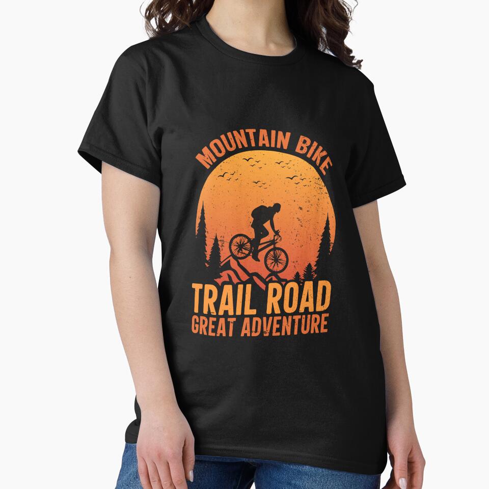 MOUNTAIN BIKE |TRAIL ROAD | GREAT ADVENTURE by HASSANBADRI2050 T-Shirts, Hoodie, Sweatshirt | BlankRebels.com (Image 2)