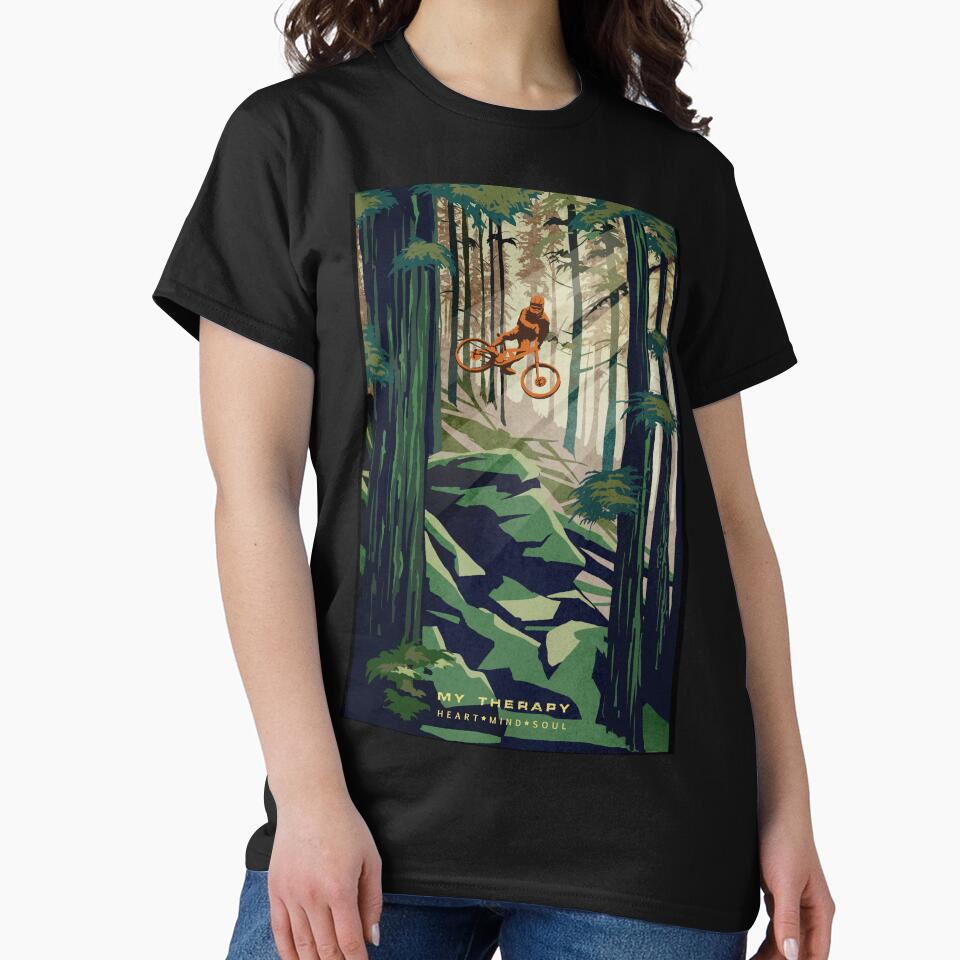 MY THERAPY: Mountain Bike! by SFDesignstudio T-Shirts, Hoodie, Sweatshirt | BlankRebels.com (Image 2)