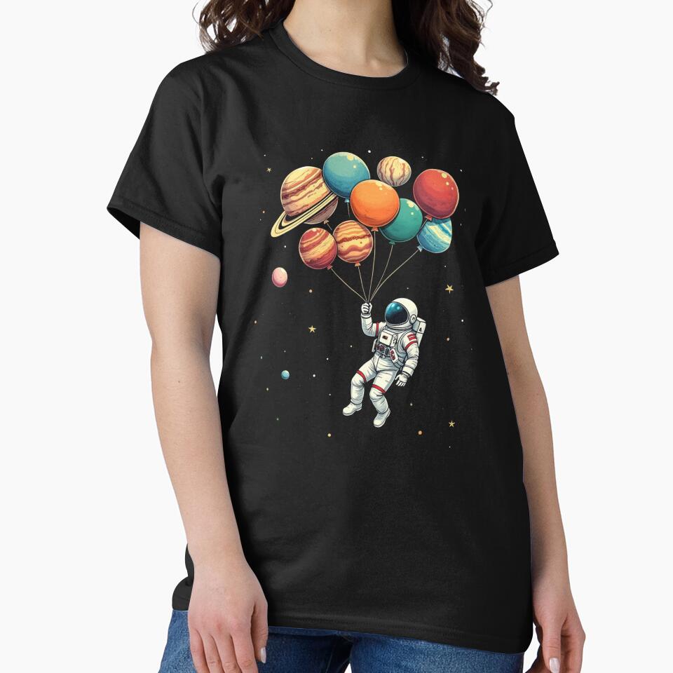 Astronaut Balloons by Blok45 T-Shirts, Hoodie, Sweatshirt | BlankRebels.com (Image 2)