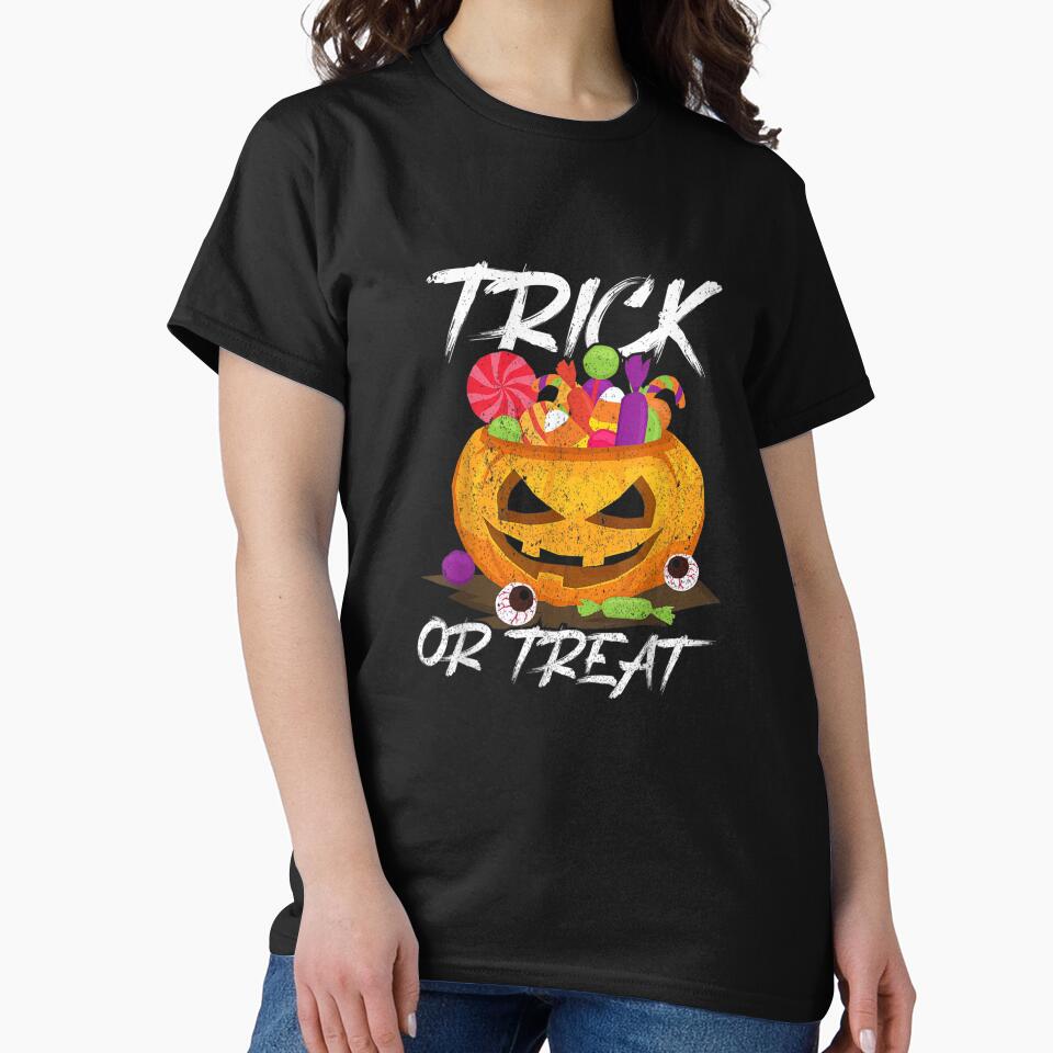 Trick Or Treat | Halloween Apparel Funny Halloween by Jonahjimenez T-Shirts, Hoodie, Sweatshirt | BlankRebels.com (Image 2)