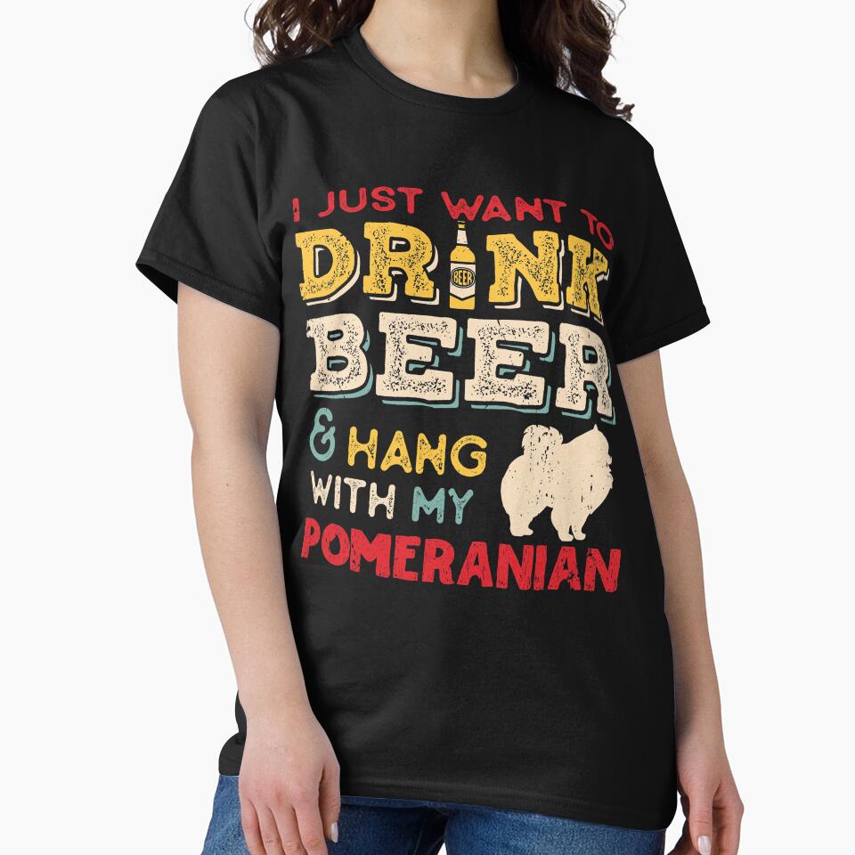 Pomeranian Dog Dad Beer Lover by rafaeltto T-Shirts, Hoodie, Sweatshirt | BlankRebels.com (Image 2)