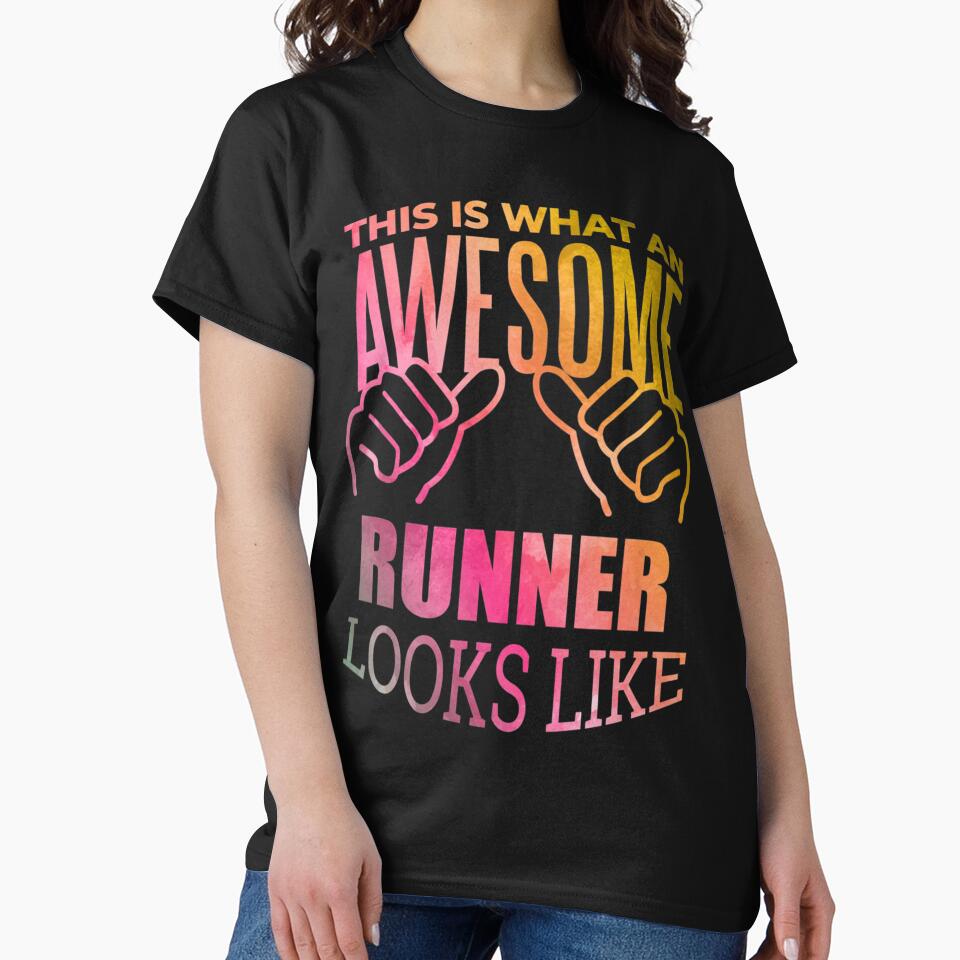 Awesome Running Gift Design in Watercolo| Perfect Gift by sherricam T-Shirts, Hoodie, Sweatshirt | BlankRebels.com (Image 2)