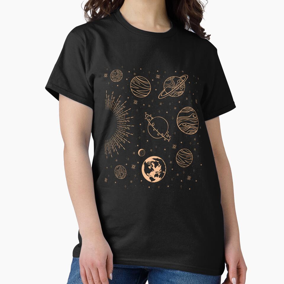 Solar System Planets Science Space Galaxy Universe Astrology by aqnkkalw83 T-Shirts, Hoodie, Sweatshirt (Image 2)