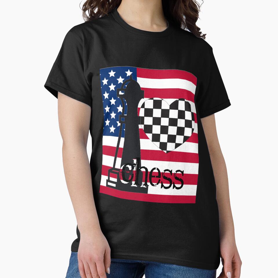 I Love Che.ss Black_Queen Piece_Chessss Board Heart Chess Club Gift Classic by Bowman63 T-Shirts, Hoodie,... (Image 2)