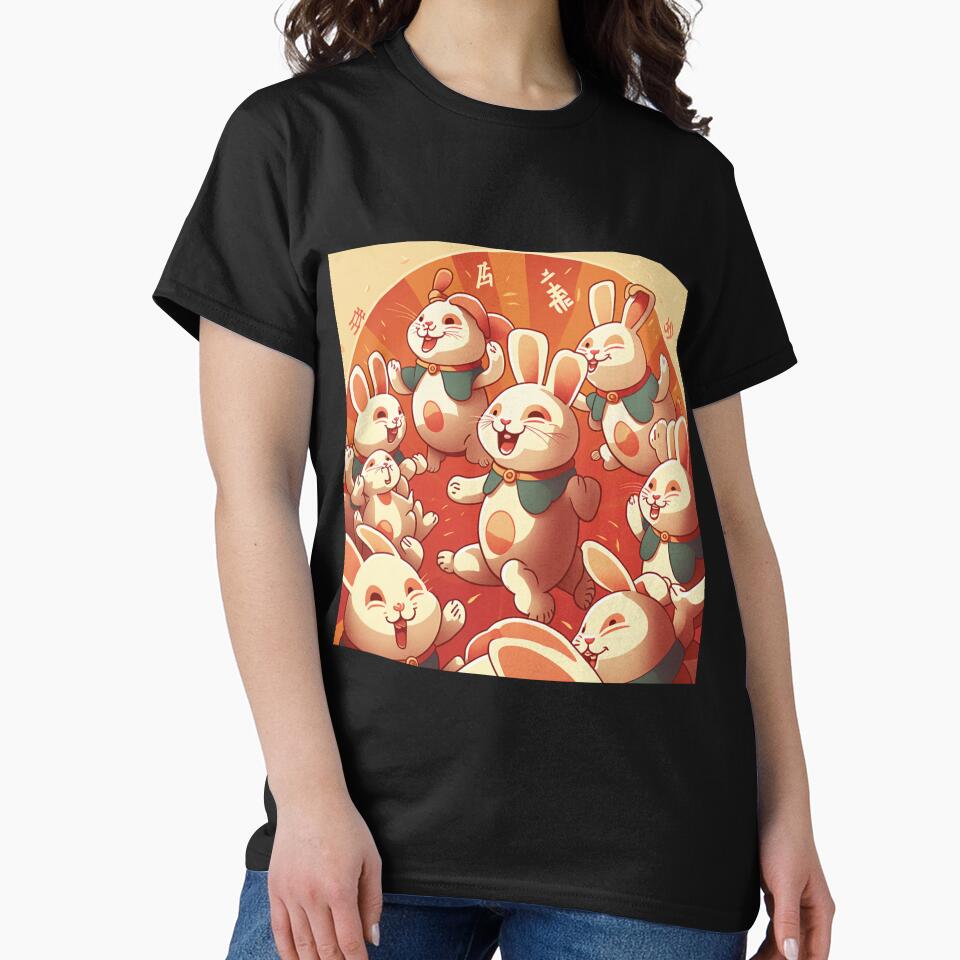Celebrate the Chinese New Year with these t-shirts with rabbit designs by BeerBot Hoodie, Sweatshirt (Image 2)