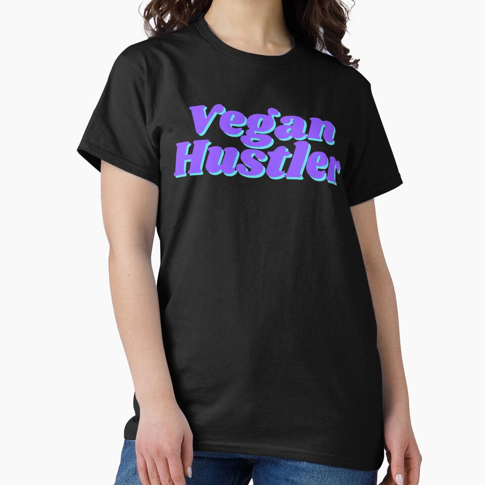 Vegan Hustler Retro Purple Edition by Vegginitup T-Shirts, Hoodie, Sweatshirt | BlankRebels.com (Image 2)