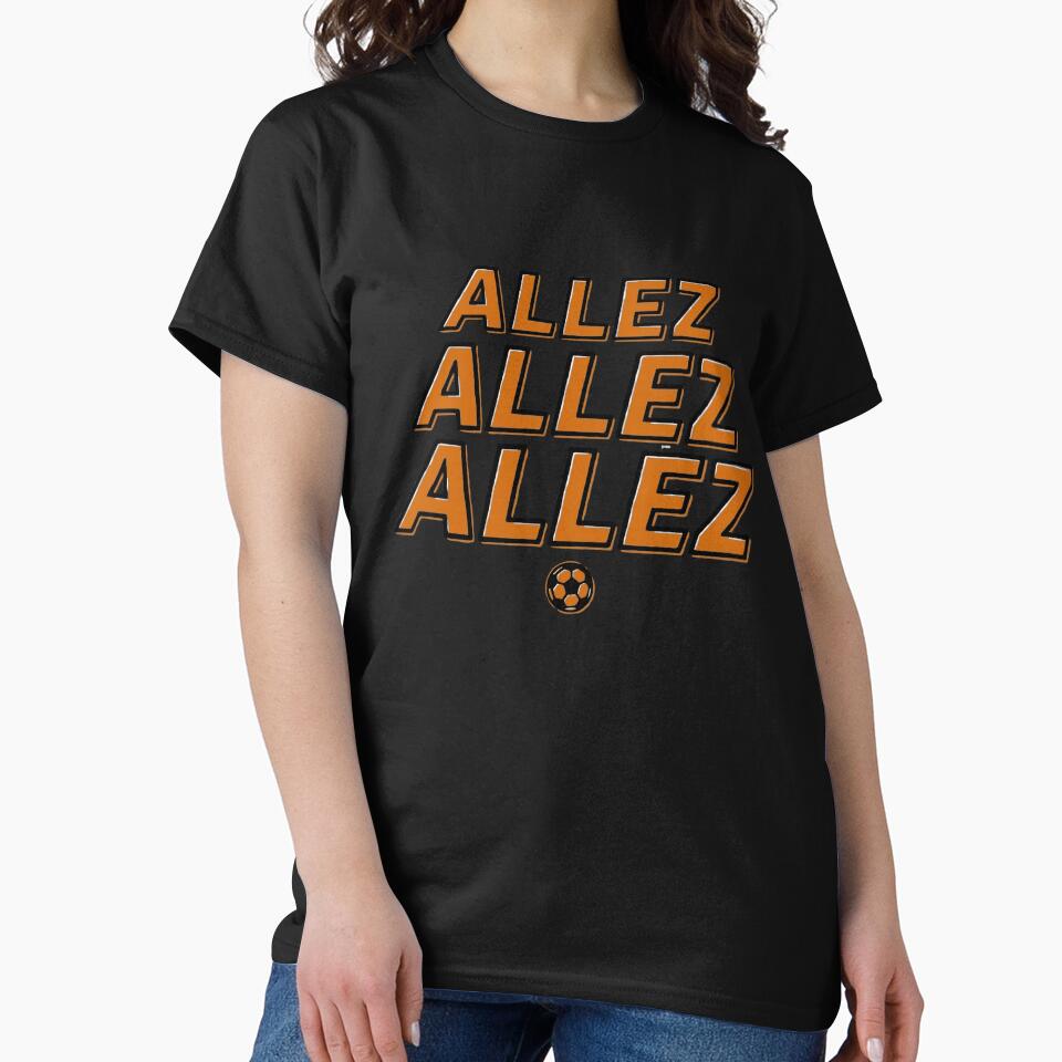 ALLEZ ALLEZ ALLEZ Soccer Fan Chant Typography by Lulustarfox