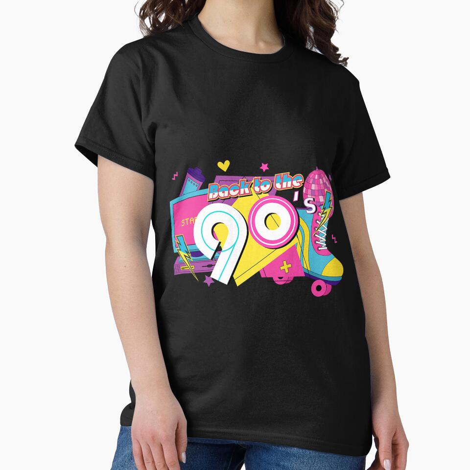 Back To The 90S Theme Colorful 90S Era by intentioncorre T-Shirts, Hoodie, Sweatshirt | BlankRebels.com (Image 2)