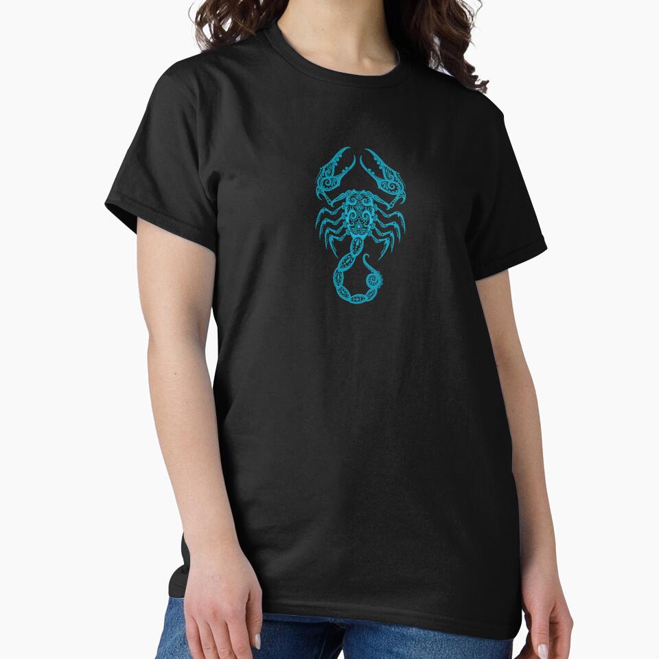 Blue Scorpio Zodiac Sign in the Stars by JeffBartels T-Shirts, Hoodie, Sweatshirt | BlankRebels.com (Image 2)