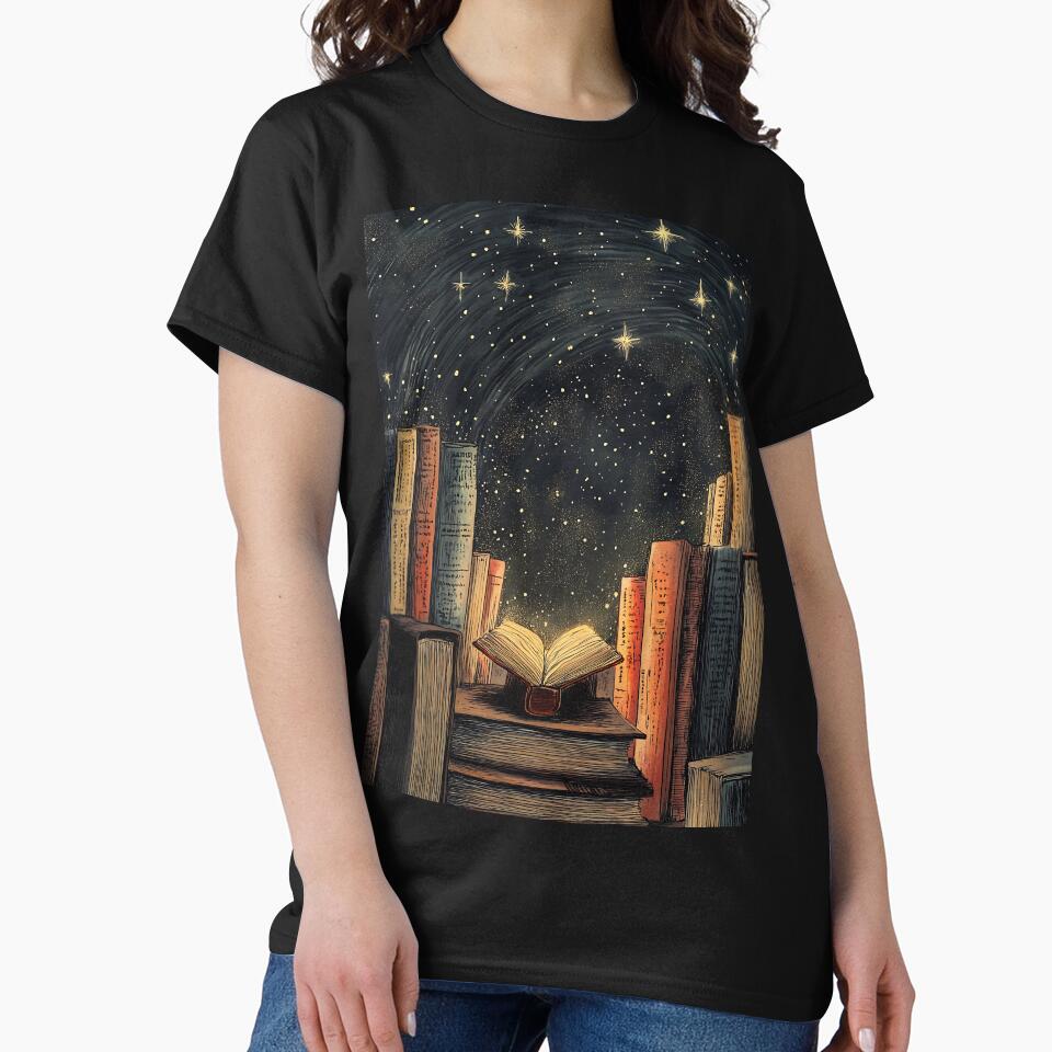 Light Academia Aesthetic Art: Timeless Scholar by bapupa T-Shirts, Hoodie, Sweatshirt | BlankRebels.com (Image 2)