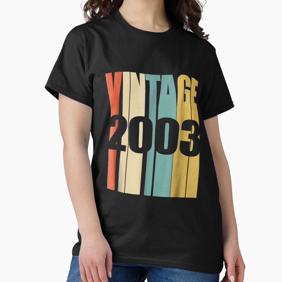 Retro Vintage 2003 16 yrs old Bday 16th Birthday by DailonisDumpji T-Shirts, Hoodie, Sweatshirt | BlankRebels.com (Image 2)