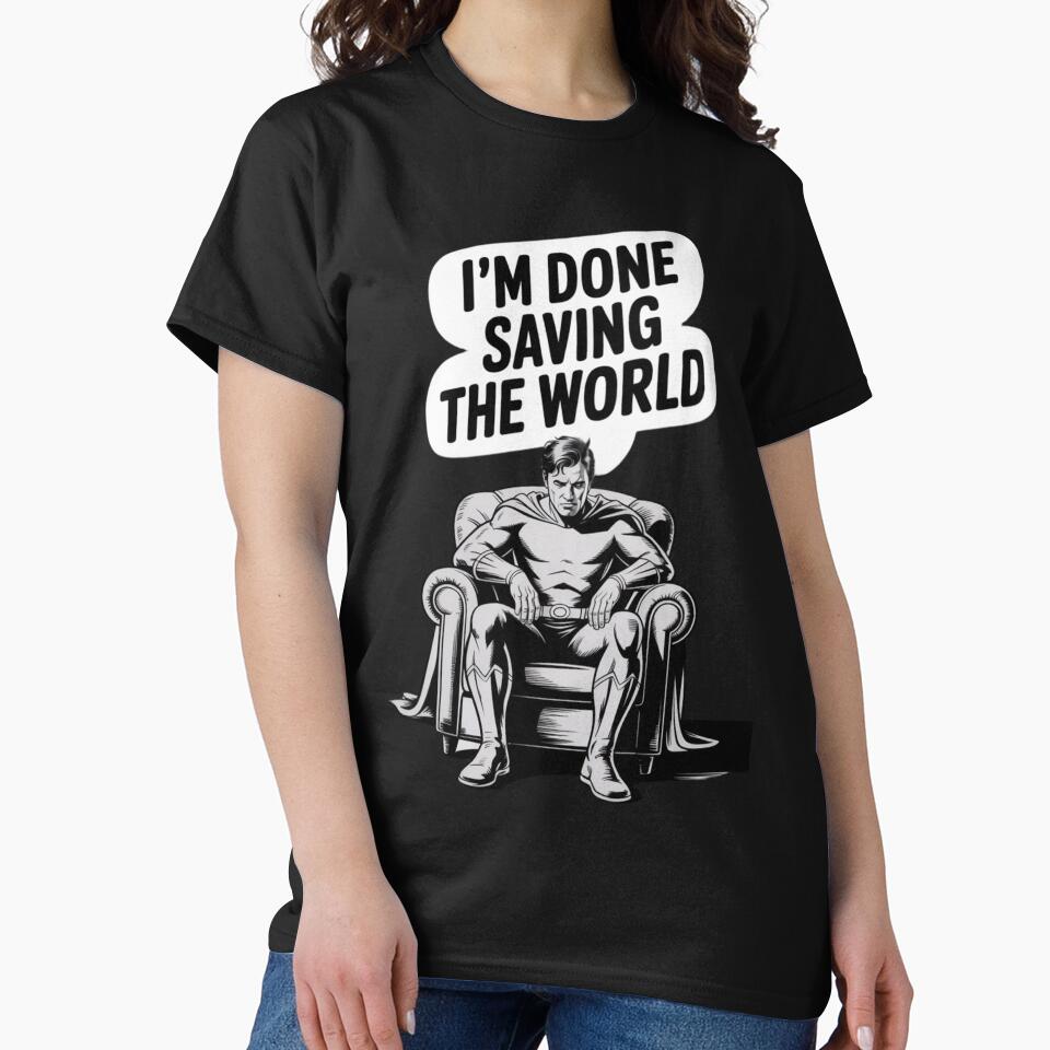 Superhero on Break by AndrewYoko T-Shirts, Hoodie, Sweatshirt | BlankRebels.com (Image 2)