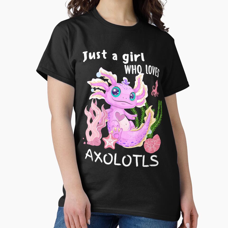 Smiling Axolotl by BronikowskiART T-Shirts, Hoodie, Sweatshirt | BlankRebels.com (Image 2)